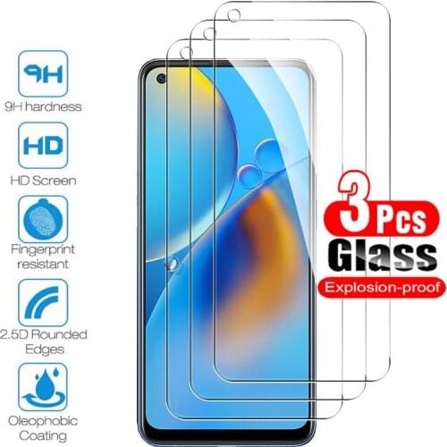 For oppo a74 3pcs glass for oppo realme 7 pro ralme 8 oppo a74 full screen protect tempered glass on ralme 8 pro phone film