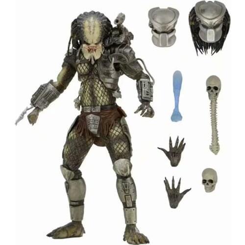 18cm NECA Scale Ultimate P1 Jungle Hunter Jungle Demon Concrete Clan Leader PVC Action Figure Collectible Model Toy