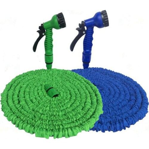 25FT-200FT Garden Hose Pipe Expandable Flexible Plastic Water Hose With Spray Gun Watering Car Wash Spray for Watering Connector