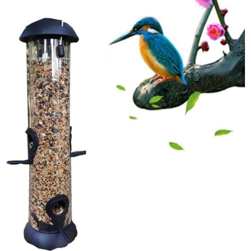 Ing Window Bird Feeder Seed Food Dispenser for Budgerigar Canary Cockatiel