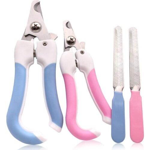 Professional Pet Cat Dog Nail Clipper Cutter With Sickle Stainless Steel Grooming Scissors Clippers for Pet Claws Dog Supplies