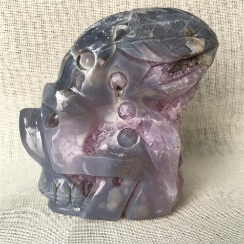 Natural amethyst Agate geode cranium quartz crystal for sale Stones and crystals home decoration decorative crystal skulls