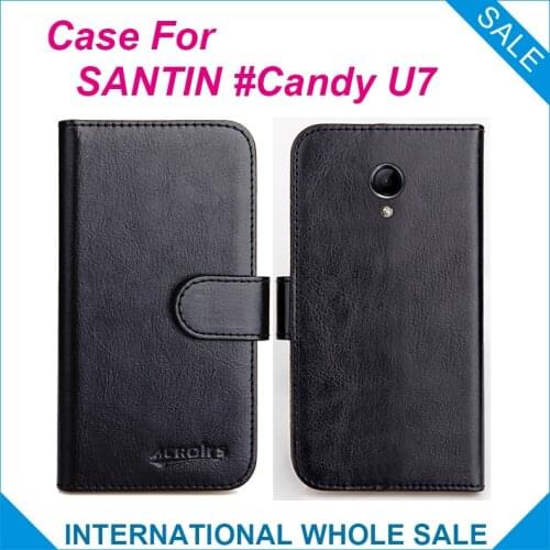 Original! SANTIN #Candy U7 Case ,6 Colors High Quality Leather Exclusive Case For SANTIN #Candy U7 Cover Phone Bag Tracking