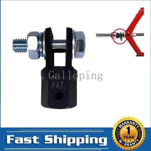 1/2 Inch Scissor Jack Adaptor for Use 1/2 Inch Manual Jack Drive or Impact Wrench Screw Nut Save Effort Tools IJA001