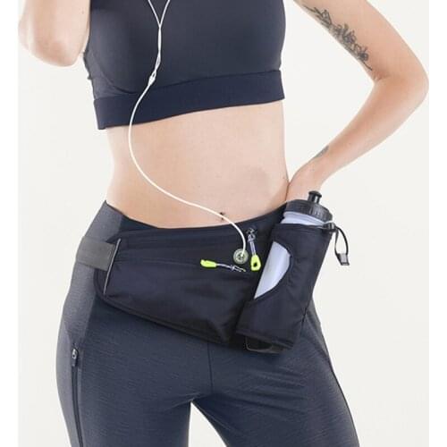 Gym Running Belt Jogging Cycling Waist Pack Pouch Sports Bag Water Sports Runner Bag Water Bottle Holder Fanny Pack Phone Holder