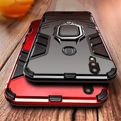 Shockproof Armor Case For Samsung Galaxy A50 A30 A20 A10 A70 A40 A80 Stand Car Ring Phone Cover for Samsung A7 2018 M20