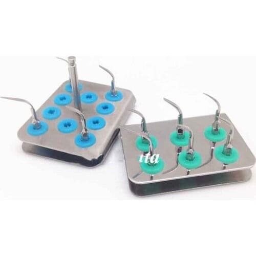 Dental scaler work tip disinfection bracket work head bracket