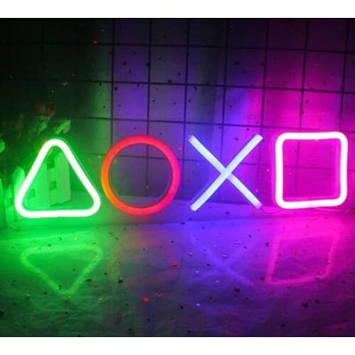 Game Icon Led Neon Sign Light Acrylic Neon Light Night Lights For Room Decor Wall Art Hanging Lamp Boys Christmas Birthday Gift