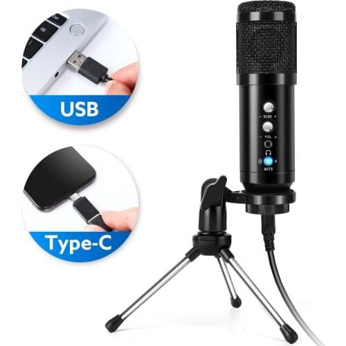 2020 Ulalov USB Microphone for MAC Computer,Windows Mic for Gaming, Podcast, Live Streaming, YouTube Mic Studio Bundle