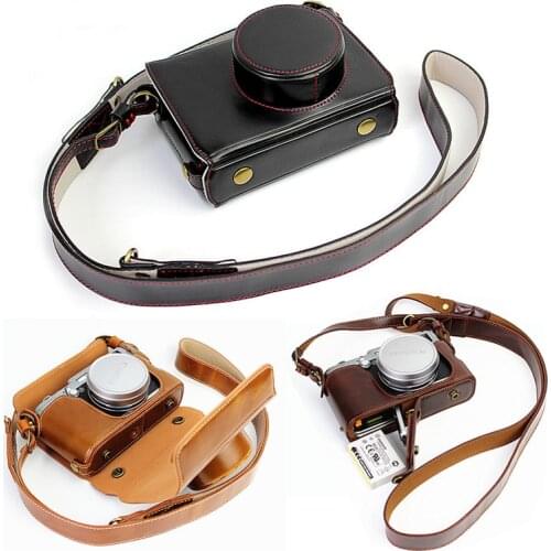 High Quality PU Leather Case Cover for Fujifilm X100 FinePix X100S Camera Case Charging Directly