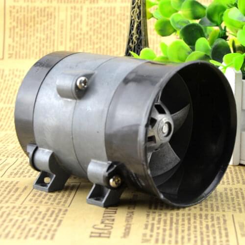 SXDOOL Car Auto High Speed Electric Turbine Power Turbo Charger Tan Boost Air Intake Fan 16.5A Extremely Powerful Fan