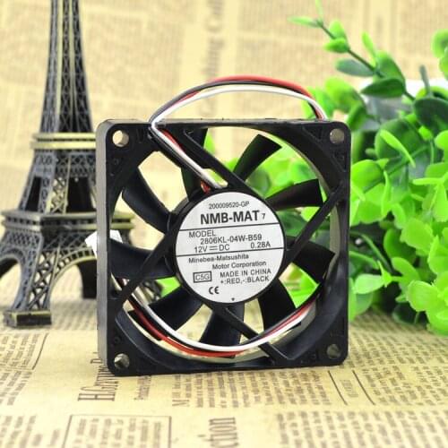 Japans Mepea FOR NMB 2806KL-04W-B59 7015 12V Speed Measuring cooling Fan Heat Dissipating Fan