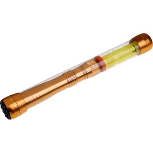 Gold Alloy Fishing Rod Handle Replacement Pole Handle with Adapter for Dia 3.0''-7.3'' Fishing Rods