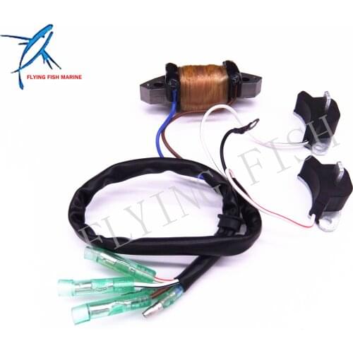 69P-85541-09 Charge Coil and 61N-85543-09 & 61N-85543-19 Pulser Coil for Yamaha C 25HP 30HP 2-stroke Boat Motor