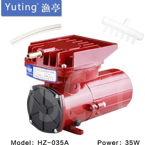35W 50L/min DC12V Seafood transportation. Aquatic biological transport. Vehicle mounted air pumps. Mass air compressors air