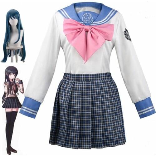Anime Danganronpa Maizono Sayaka Dresses Uniform Set Cosplay Costume