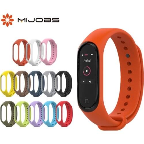 Mi Band 4 Strap Bracelet for Xiaomi Mi Band 4 Pulseira Silicone Accessories Original Smart Watch mi Band 3 Wrist Straps