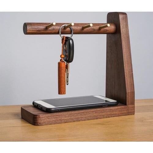 Wonderlife Solid Wood Key Holder AAA Grade Material Coat Cloth Keys Holder Wall Hanger Shirt Key Rack Great Home Decoration Hook