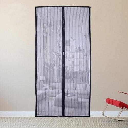 Magnetic Attractable Anti Fly Mosquito Insect Curtain Frame Screen Window Mesh Net Automatic Closing Mesh Mosquito Net for Door