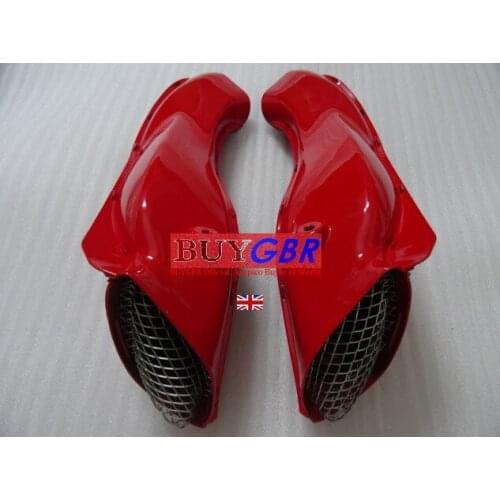 Red For Suzuki GSXR600/750 K4 2004 2005 04 05 Air Intake Fuel Delivery Ducts Scoops Motorcycle Buygbr