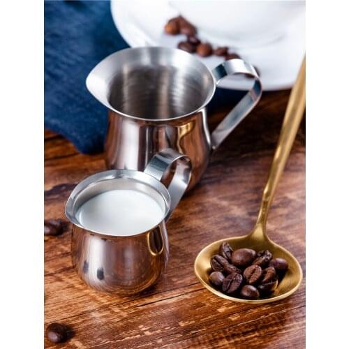 Mini 60/90/150ml Stainless Steel Milk Frothing Pitcher Espresso Coffee Barista Latte Cappuccino Milk Cream Cup Frothing Jug