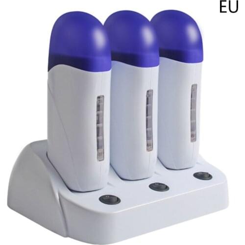 Multifunction Hot Wax Depilatory Roller Body Painless Hair Removal Heater Cartridge Warmer Waxing Epilator Machine for Men D0AB