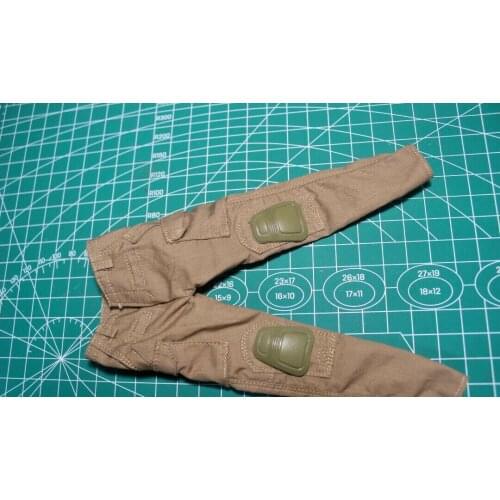 1/6 Scale Female Soldier Sand Colour Combat Pants Model for 12" Action Figure