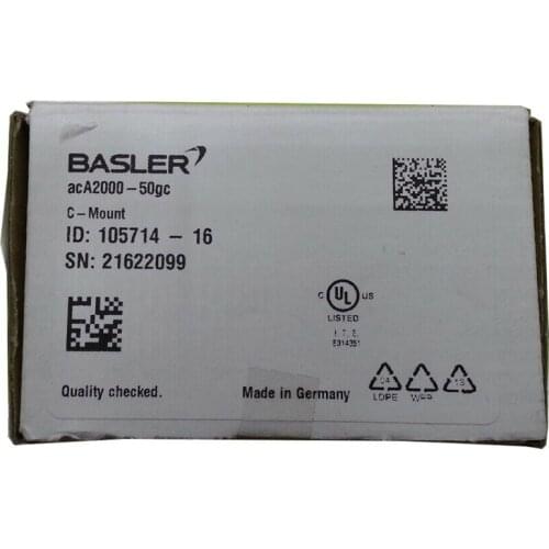 New In Box acA-2000-50gc / acA-2000-50gm Basler Industrial Camera