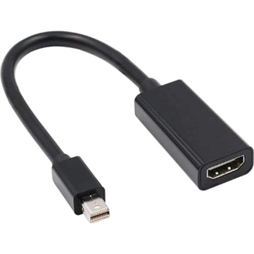 Mini DP To HDMI-compatible Cable Adapter Male To Female For HP/DELL Laptop PC Mini Display Port To 1080P HDMI-Cord Converter