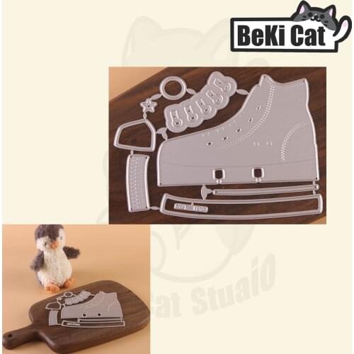 Cutting die Allstars Memorydex Shoe Stencils for DIY Scrapbooking photo album Decorative DIY Paper Cards