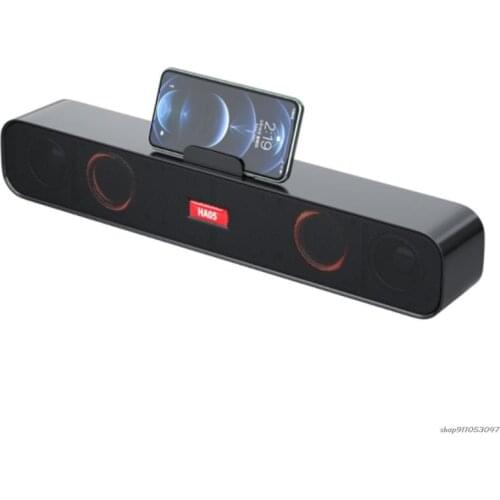 Outdoor Dual Speaker RGB Light FM Wireless Subwoofer Speaker Desktop Speaker Car for TV Surround Sound Outdoor se3 Dropshipping