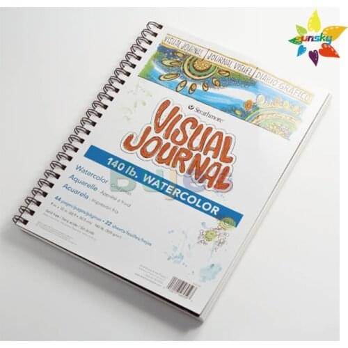 Strathmore Bristol Vellum Visual Journal Watercolor pad,high performing vellum papers and heavy duty features
