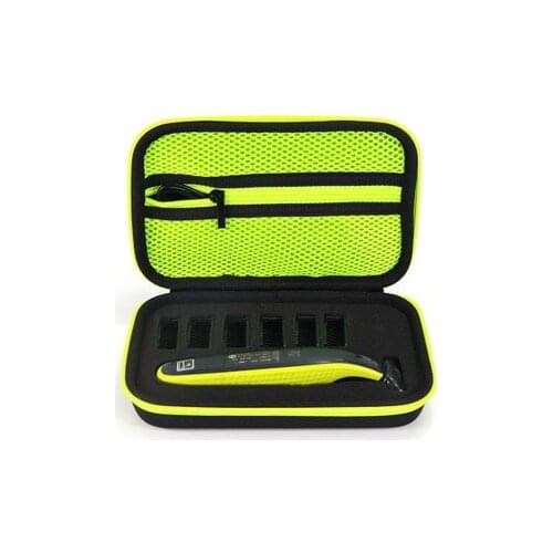 High Quality Shaver Accessories EVA Travel Bag Storage Pack Box Cover Zipper Pouch with Lining for Philips OneBlade Men Electric