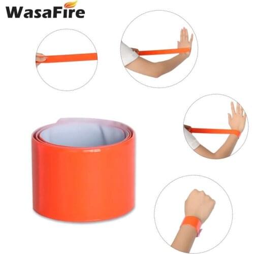 1PC Cycling Reflective Strip Night Running Riding Safety Warning Bicycle Bind Pants Leg Straps Reflective Tape Bicycle Accessory