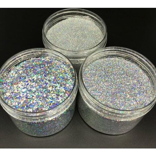 500g Laser silver,gold and silver powder, Holographic Laser Silver Gold Shining ultra Fine Nail Glitter Dust Powder for Decor