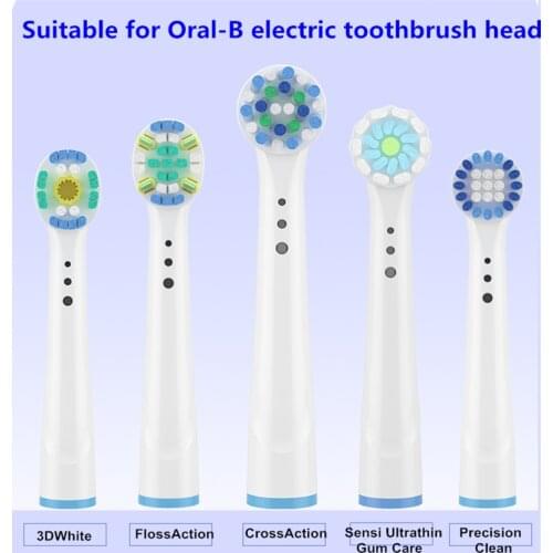 8x Toothbrush Brush Heads For Oral B Electric Toothbrush Fit Advance Power/Pro Health/Triumph/3D Excel/Vitality Precision Clean