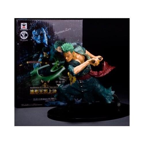 Anime One Piece Roronoa Zoro 15cm Size Boxed Anime PVC Action Figure Collection Model Toy