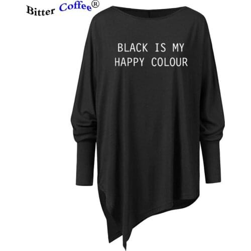 Черные блузки BITTER COFFEE China At AliExpress