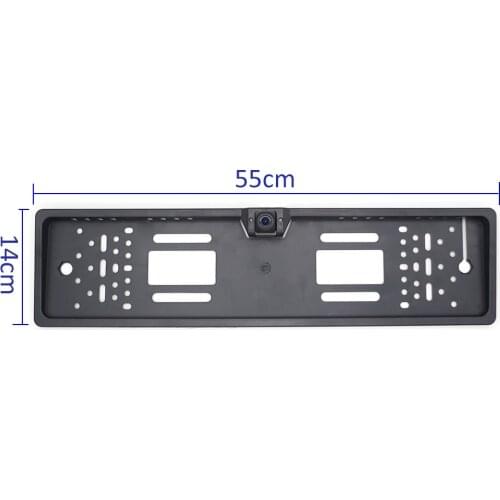 E-mark CE 4 8 LED Car Rear View Camera EU European License Plate Frame Waterproof Night Vision Reverse Backup Camera CCD Infraed