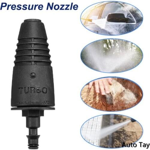 Black Turbo Nozzle Pressure Nozzle Turbo Washer Rotating for Karcher LAVOR COMET VAX Cleaning Tool PA66+GF High Quality