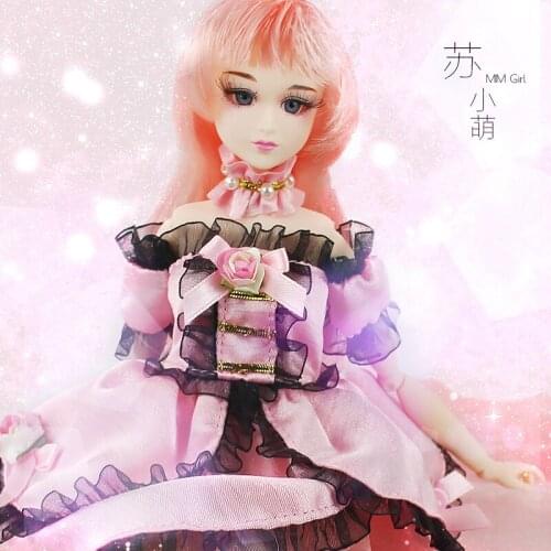 Estartek DBS MM Girl Fashion Anime Goddess Su Xiaomeng Doll SD BJD Collection Doll for Girls Birthday Holiday Gift