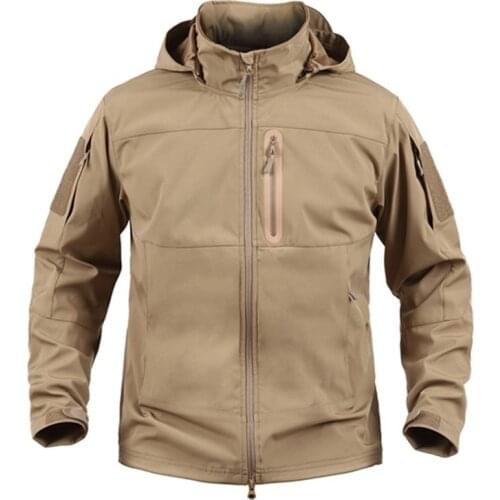 Man Military Combat Breathable Hoodie Hiking Camping Jackets Spring Autumn Outdoor Army Tactical Waterproof Jacket Sports Coat