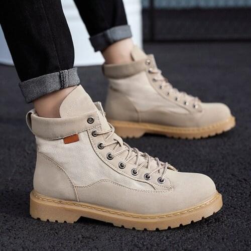 2021 spring and summer mens multifunctional work boots casual fashion warm mens shoes