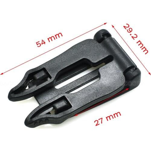 1" Plastic Adjustable Foldable Webbing Clip Buckle Connect Lock Out Pressing For Multi Molle Tactical BackPack
