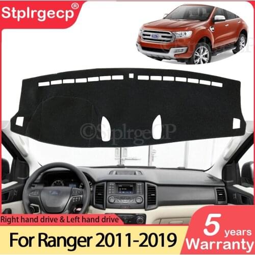 For Ford Ranger T6 2011 2012 2013 2014 2015 2016 2017 2018 2019 Anti-Slip Mat Dashboard Cover Pad Sunshade Dashmat Accessories