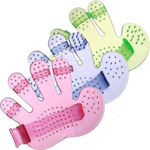 Pet Cat Dog Bath Brush Glove Massage Palm Five Finger Brush Beauty Supplies Pet Cleaning Accessories