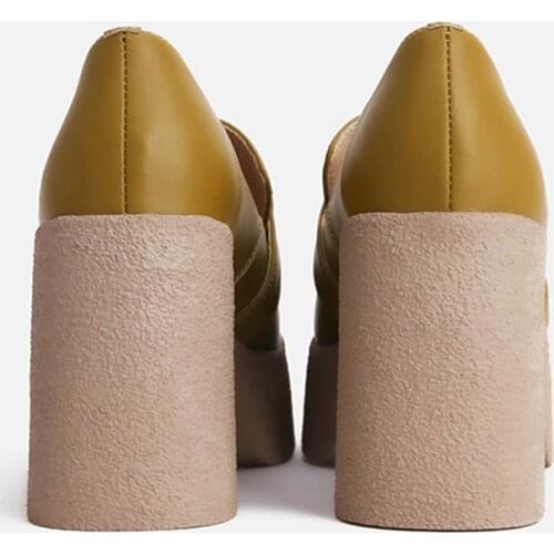 MUMANI Woman‘s 2021 New Mary Janes Square Heel Spring Autumn Square Toe Super High Platform Shallow Pumps Retro Lady Footwear