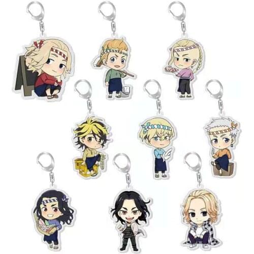20pcs/lot Anime Tokyo Revengers Acrylic key chain pendant toy gift