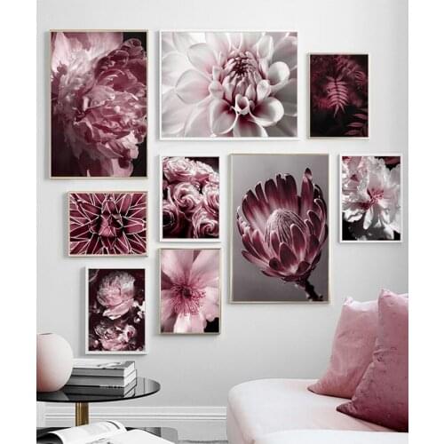 5D Diamond Painting Pink Peony Blossom Full Square round 3d Pictures Embroidery Sale Diamond Mosaic Rhinestone Home Decoration