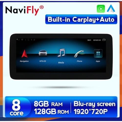 8+128G Android 10 car gps navigation multimedia player for Mercedes benz A class W176 / GLA X156 / CLA C117 2013 - 2018 Radio SD